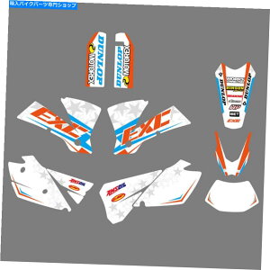 Graphics decal kit MXOtBbNX̔wiktm 125 200 250 300 400 450 525 exc2004̂߂̃Lbg MX Graphics Backgrounds Decals Kit For KTM 125 200 250 300 400 450 525 EXC 2004