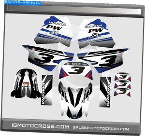 Graphics decal kit ���}�nPW 50 PW50�O���t�B�b�N�X�f�J�[����1990�N����2023�N�̃z���C�g�u���[�u���b�N�ɓK�����܂� YAMAHA PW 50 PW50 GRAPHICS KIT DECALS Fits Years 1990 - 2023 WHITE BLUE BLACK�y���s�A���i�z