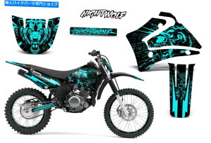 Graphics decal kit ���}�nTTR125�_�[�g�o�C�N�O���t�B�b�N�X�e�b�J�[�L�b�g�f�J�[�����b�vMX 2000-2007�i�C�g�E���tM Yamaha TTR125 Dirt Bike Graphic Sticker Kit Decal Wrap MX 2000-2007 NIGHTWOLF M�y���s�A���i�z