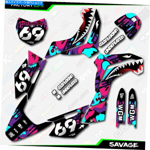 Graphics decal kit Nebula SavageOtBbNXLbg͐19-22 KLX140 KLX 140fJ[ɓK܂ Nebula Savage Graphics Kit fits Kawasaki 19-22 KLX140 KLX 140 Decals