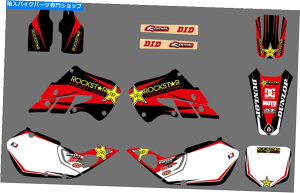 Graphics decal kit Honda CR250 CR125 1998 1998 1999 D07̃`[OtBbNƔwifJ[Lbg Team Graphics & Backgrounds Decals Kit For Honda CR250 CR125 1997 1998 1999 D07