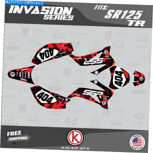 Graphics decal kit SSR SR125TR SR140TR SR160TR INVASION-REDp̃OtBbNLbg Graphics Kit for SSR SR125TR SR140TR SR160TR INVASION-red
