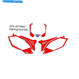 Graphics decal kit 13-18 crf 110OtBbNXLbgOɃvgꂽȂwiGA{bNXfJ[ 13 - 18 CRF 110 GRAPHICS KIT PRE-PRINTED NO NUMBER BACKGROUNDS AIR BOX DECALS