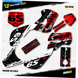 Graphics decal kit zCgbhXbNOtBbNXXebJ[Lbg̓XYLRM65 RM 65 01-22fJ[ɓK܂ White & Red Slick Graphics Sticker Kit fits Suzuki RM65 RM 65 01-22 Decals