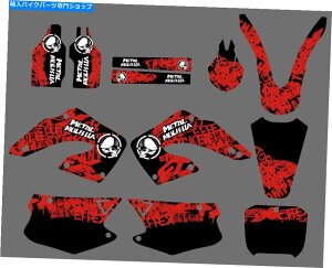 Graphics decal kit チームグラフィックスのデカールデコールのホンダCR125R CR250R 2000 2001 Team Graphics Backgrounds Decals Deco For Honda CR125R CR250R 2000 2001