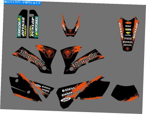 Graphics decal kit `[OtBbNX̔wiKTM̃fJ[Exc 125/200/250/300/400/450/525 2004 04 Team Graphics Backgrounds Decals For KTM EXC 125/200/250/300/400/450/525 2004 04