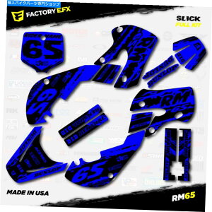 Graphics decal kit ubNu[XbNOtBbNXXebJ[Lbg̓XYLRM65 RM 65 01-22fJ[ɓK܂ Black & Blue Slick Graphics Sticker Kit fits Suzuki RM65 RM 65 01-22 Decals
