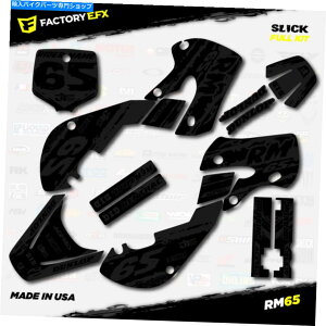 Graphics decal kit ubNAEgXbN[VOOtBbNXebJ[Lbg̓XYLRM65 RM 65 01-22fJ[ɓK܂ Blackout Slick Racing Graphics Sticker Kit fits Suzuki RM65 RM 65 01-22 Decals