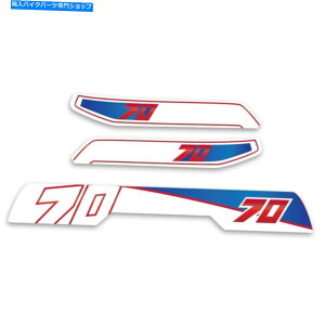 Graphics decal kit 1982z_ATC70v~AfJ[OtBbNXLbgbhzCgu[J[EFC 1982 Honda ATC70 Premium Decal Graphics Kit Red White & Blue Color Way