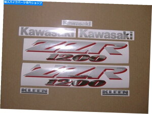 Graphics decal kit ZZR 1200 2002fJ[ZbgXebJ[OtBbNyKeBiXLbg Kawasaki ZZR 1200 2002 reproduction decals set stickers graphics pegatinas kit