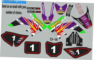 Graphics decal kit 2004-2020�̃O���t�B�b�N�L�b�g�z���_CRF50�X�v���b�g�t�@�C�A�f�J�[�����S�X�e�b�J�[ Graphic Kit for 2004-2020 Honda CRF50 Splitfire Decals logo sticker�y���s�A���i�z