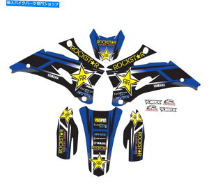 Graphics decal kit 1998-2002 Yamaha YZF 250 400 426OtBbNLbgbNX^[F /fJ[ 1998 - 2002 YAMAHA YZF 250 400 426 GRAPHICS KIT ROCKSTAR : BLUE / BLACK DECALS