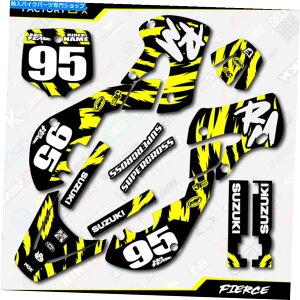 Graphics decal kit our[t@CAOtBbNXXebJ[Lbg̓XYLRM65 RM 65 01-22fJ[ɓK܂ Bumble Bee Fierce Graphics Sticker Kit fits Suzuki RM65 RM 65 01-22 Decals