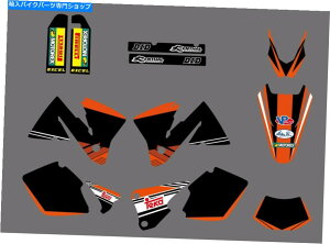 Graphics decal kit `[OtBbNX̔wiKTMpfJ[Lbg250 300 350 400 520 ECC 2001-2002 Team Graphics Backgrounds Decals Kits For KTM 250 300 350 400 520 EXC 2001-2002
