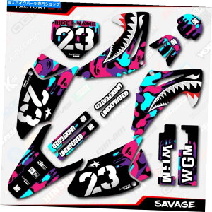 Graphics decal kit Nebula Camo Savage Racing Graphics Kit̓z_CRF230 03-07 CRF 230fJ[ɓK܂ Nebula Camo Savage Racing Graphics Kit fits Honda CRF230 03-07 CRF 230 Decals