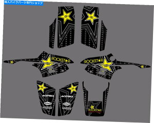 Graphics decal kit ���}�n�E�H���A�[350 YFM350X�t���O���t�B�b�N�L�b�g�f�J�[���f�R��1987-2004 ATV Quad For Yamaha Warrior 350 YFM350X Full Graphic Kit Decals Deco 1987-2004 ATV Quad