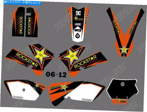 Graphics decal kit KTM SX 85 SX85 85SX 2006-2012 DECO�f�J�[���X�e�b�J�[�p�l���p�̃t���O���t�B�b�N�L�b�g Full Graphics Kit For KTM SX 85 SX85 85SX 2006-2012 Deco Decal Stickers Panels