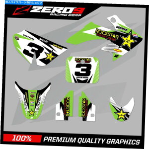 Graphics decal kit Honda CRF 50 Motocross Graphics MX Graphics Kit Decal Kit Rockstar Green White HONDA CRF 50 MOTOCROSS GRAPHICS MX GRAPHICS KIT DECAL KIT ROCKSTAR GREEN WHITE
