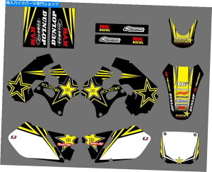 Graphics decal kit RockstarOtBbNXLbgfJ[XYLRM125 RM250 1996 1997 1998 Rockstar Graphics Kit Decals Stickers For Suzuki RM125 RM250 1996 1997 1998