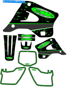 Graphics decal kit FMF排気グラフィックキットは96-98 KX125 KX250デカールステッカーKX 125 250 FMF Exhaust Graphic Kit fits 96-98 Kx125 Kx250 Decal Sticker Kx 125 250