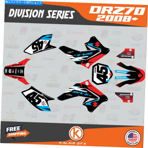 Graphics decal kit �X�Y�LDRZ70�̃O���t�B�b�N�f�J�[���L�b�g�i2008+�j�f�B�r�W�����V���[�Y-Red Graphics Decal Kit for Suzuki DRZ70 (2008+) Division Series - Red�y���s�A���i�z