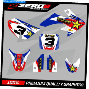 Graphics decal kit z_CRF 50gNXOtBbNXMXOtBbNLbgLbgbNX^[zCgbhu[ HONDA CRF 50 MOTOCROSS GRAPHICS MX GRAPHICS KIT DECAL KIT ROCKSTAR WHITE RED BLU