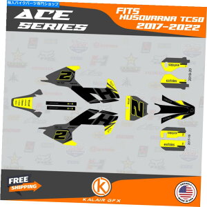 Graphics decal kit Husqvarna TC50�i2017-2023�jTC 50 ACE�̃O���t�B�b�N�X�f�J�[���L�b�g - �C�G���[�V�t�g Graphics Decal Kit for Husqvarna TC50 (2017-2023) TC 50 Ace - Yellow Shift�y���s�A���i�z