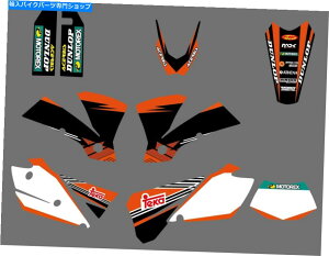 Graphics decal kit ktm 125 200 250 300 400 450 525 exc2004OtBbNLbgfR[MXXebJ[ For KTM 125 200 250 300 400 450 525 EXC 2004 Graphics Kit Deco Decal MX Stickers