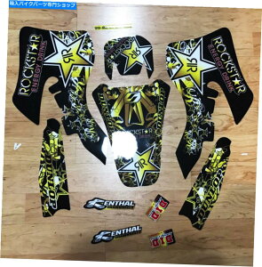 Graphics decal kit 1999 2000 2002 Kawasaki KX 125 250 KX250 KX125OtBbNLbgbNX^[S[hfJ[ 1999 2000 2002 KAWASAKI KX 125 250 KX250 KX125 GRAPHICS KIT ROCKSTAR GOLD DECALS