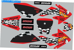Graphics decal kit �z���_CRF70 CRF�̃O���t�B�b�N�L�b�g70 2002-2012�f�J�[���E�b�f�B�E�b�W�y�b�J�[���[�V���O Graphic kit for Honda CRF70 CRF 70 2002-2012 decal Woody woodpecker racing