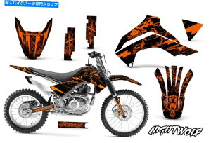 Graphics decal kit _[goCNfJ[OtBbNLbgXebJ[bvJTLKLX140 2008-2018 Wolf Org Dirt Bike Decal Graphics Kit Sticker Wrap For Kawasaki KLX140 2008-2018 WOLF ORG