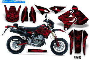 Graphics decal kit �X�Y�LDRZ400 DRZ 400 SM E�_�[�g�o�C�N�X�e�b�J�[�̃f�J�[���O���t�B�b�N�L�b�g���b�v Decal Graphic Kit Wrap For Suzuki DRZ400 DRZ 400 SM E Dirt Bike Sticker HAVOC R�y���s�A���i�z