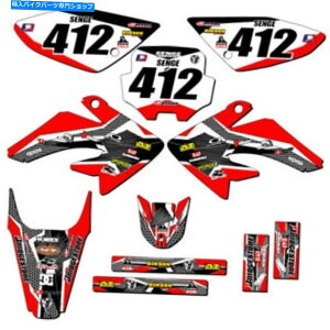 Graphics decal kit 2004-2010 CRF 80 Podium Red Senge Graphics KitHondaƌ݊ 2004-2010 CRF 80 PODIUM Red Senge Graphics Kit Compatible with Honda