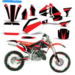 Graphics decal kit OtBbNLbgz_CR 500fJ[bvwi/gXebJ[CR500 87-90 XX Graphic Kit Honda CR 500 Decal Wrap Backgrounds/Rim Trim Sticker CR500 87-90 XX