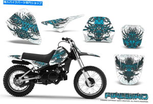 Graphics decal kit ���}�nPW80�O���t�B�b�N�X�L�b�gcreatorx�f�J�[���X�e�b�J�[�t�@�C���[�o�[�h�u�����[ YAMAHA PW80 GRAPHICS KIT CREATORX DECALS STICKERS FIREBIRD BLIW
