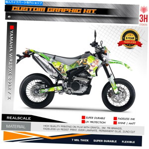 Graphics decal kit Yamaha WR250X WR250 R 2007-2021OtBbNfJ[XebJ[tLbg̃OtBbNX Graphics for Yamaha WR250X WR250 R 2007 - 2021 Graphics Decals Stickers Full Kit