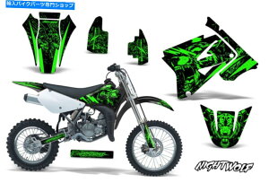 Graphics decal kit XYL̃fJ[OtBbNLbgXebJ[bvRM85 RM 85 02-16_[goCNiCgEtG Decal Graphic Kit Sticker Wrap For Suzuki RM85 RM 85 02-16 Dirt Bike NIGHTWOLF G