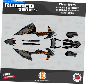 Graphics decal kit KTM 250EXC-F 350EXC-F 450EXC-F 500EXC-F 2020-23 Rugged-og Shiftのグラフィックキット Graphics Kit for KTM 250EXC-F 350EXC-F 450EXC-F 500EXC-F 2020-23 Rugged-Og Shift