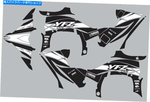 Graphics decal kit 2014-2020̃OtBbNLbg}nYFZ450 YFZ 450 ATVfJ[XebJ[ubN Graphic kit for 2014-2020 Yamaha YFZ450 YFZ 450 ATV decals stickers black