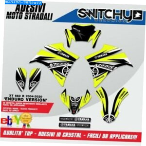 Graphics decal kit �X�e�b�J�[�L�b�g�O���t�B�b�N�o���K�[�_�[�N�G���[���}�nXT 660 R 2004�N2020�f�J�[�� Stickers Kit Graphic Banger Darkyellow Yamaha XT 660 R From 2004 A 2020 Decals�y���s�A���i�z