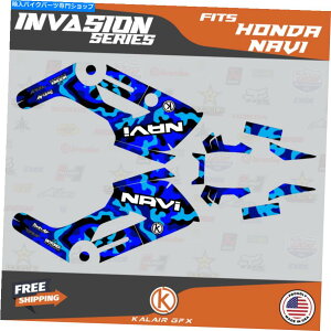 Graphics decal kit z_Eir̃OtBbNLbgi2016-2022jInvasion-Blue Graphics Kit for HONDA NAVI (2016-2022) Invasion-Blue