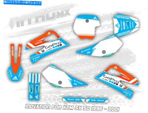 Graphics decal kit KTM SX 50 SX50 1997 1998 1998 1999 2000 2001�f�J�[��MX��Nitromx�O���t�B�b�N�L�b�g NitroMX Graphic Kit for KTM SX 50 SX50 1996 1997 1998 1999 2000 2001 Decals MX�y���s�A���i�z