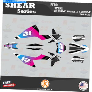 Graphics decal kit KTM 250SX-F 350SX-F 450SX-F 2019-2022 Shear-Magenta�̃O���t�B�b�N�L�b�g Graphics Kit for KTM 250SX-F 350SX-F 450SX-F 2019 - 2022 Shear-Magenta�y���s�A���i�z