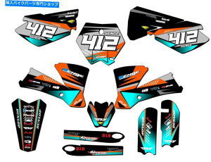 Graphics decal kit 2003-2005 SX 85 Surge Orange Senge Graphics KitKTMƌ݊ 2003-2005 SX 85 SURGE Orange Senge Graphics Kit Compatible with KTM