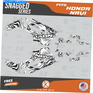 Graphics decal kit z_Eir̃OtBbNLbgi2016-2022j Graphics Kit for HONDA NAVI (2016-2022) Snagged- White