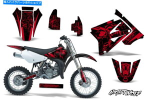 Graphics decal kit XYLRM85 RM 85 02-16_[goCNiCgEtR̃fJ[OtBbNLbgXebJ[bv Decal Graphic Kit Sticker Wrap For Suzuki RM85 RM 85 02-16 Dirt Bike NIGHTWOLF R