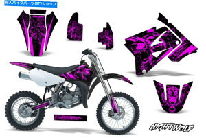 Graphics decal kit XYL̃fJ[OtBbNLbgXebJ[bvRM85 RM 85 02-16_[goCNiCgEtP Decal Graphic Kit Sticker Wrap For Suzuki RM85 RM 85 02-16 Dirt Bike NIGHTWOLF P