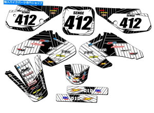 Graphics decal kit 2001-2003 XR 70���[�X�V���[�YWhite Senge Graphics Kit��Honda�ƌ݊��� 2001-2003 XR 70 RACE SERIES White Senge Graphics Kit Compatible with Honda�y���s�A���i�z