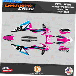 Graphics decal kit KTM 150xc-W 250xc-W 300xc-W 2020 2020 2021 2022 2023 OG CREW-MAGENTA�p�̃O���t�B�b�N�L�b�g Graphics Kit for KTM 150XC-W 250XC-W 300XC-W 2020 2021 2022 2023 OG Crew-Magenta