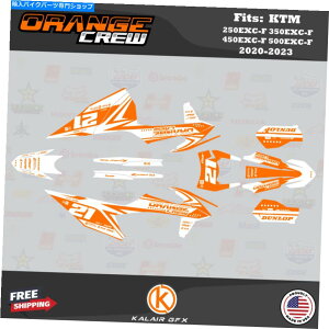 Graphics decal kit KTM 250EXC-F 350EXC-F 450EXC-F 500EXC-F 2020-23 OGN[IW̃OtBbNLbg Graphics Kit for KTM 250EXC-F 350EXC-F 450EXC-F 500EXC-F 2020-23 OG Crew-Orange